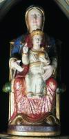 Cagnac-les-Mines, Notre-Dame de la Dreche, Statue de la Vierge (XIIe) (2)